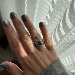 Tiffany & Co. Somerset Sterling Silver Mesh Ring
